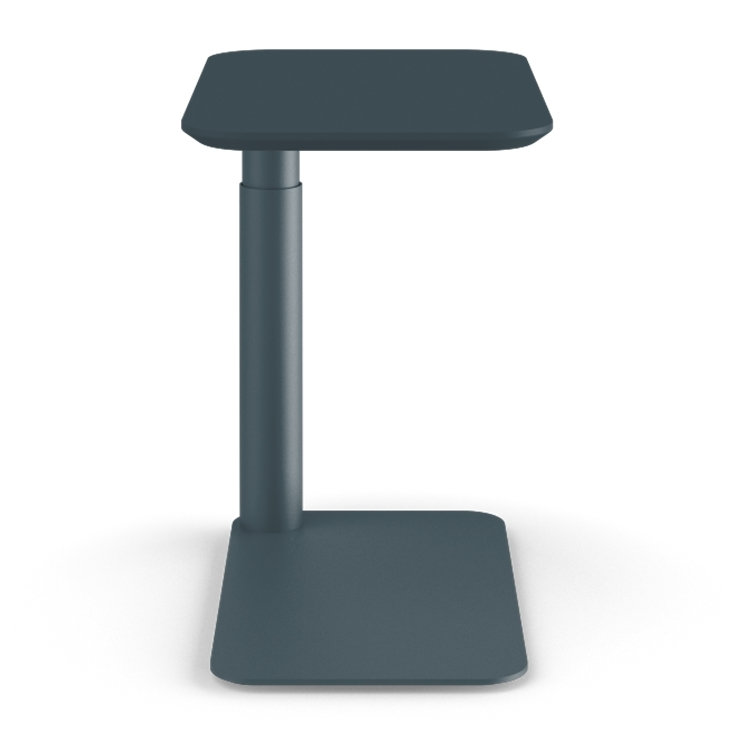Float Micro With Slate Blue Base And Natural Linoleum Top, Blue