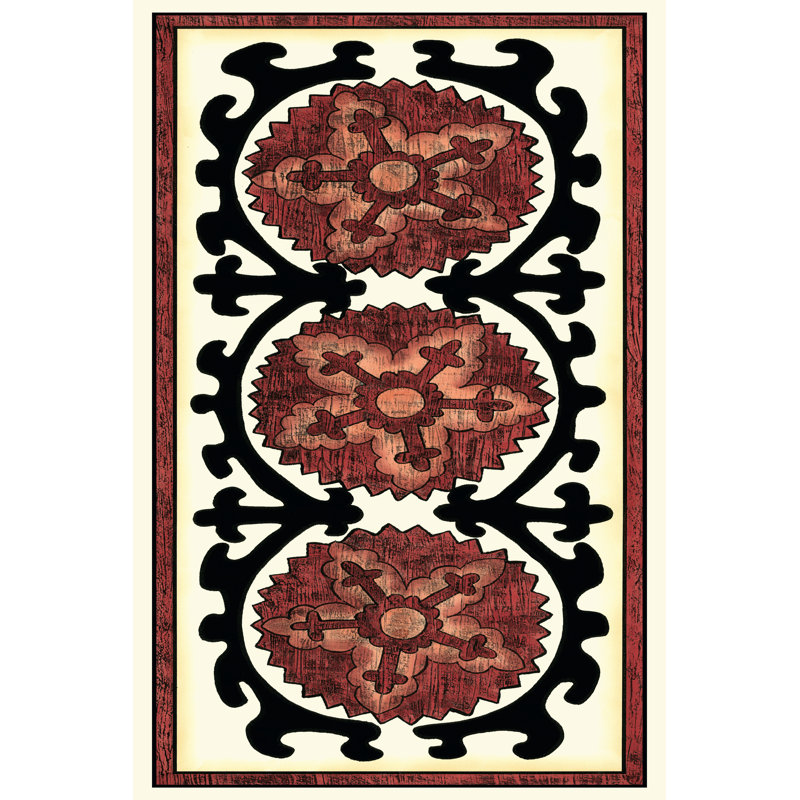 Suzani Panel I by Chariklia Zarris - Wrapped Canvas Print, 46cm H x 30cm W x 3.8cm D