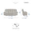 Canapé inclinable électrique en cuir fleur de 87 po Hornbeck-408180587-451412651