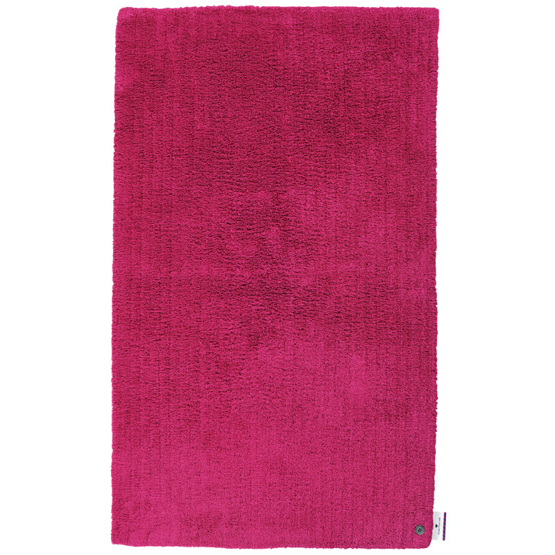Cotton Bath Rug, Anthracite, Rectangular 60 x 100cm