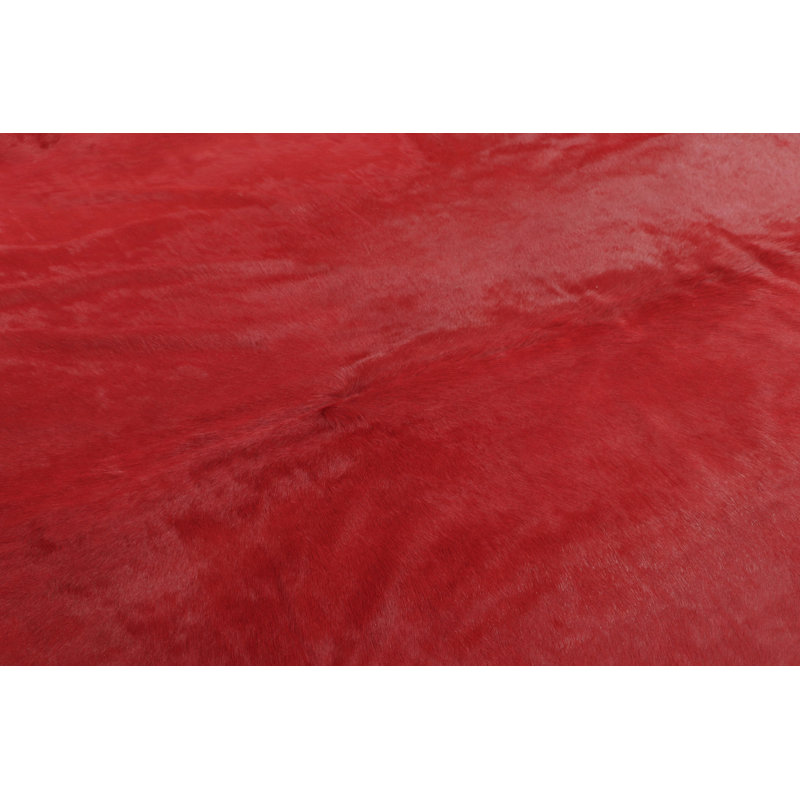 Modern Area Rug, Red, Novelty 7'1" x 8'2"