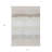 3' X 5' Ivory Beige And Taupe Striped Washable Indoor Outdoor Area Rug