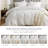 Mina Waffle Weave Textured Cozy Duvet Cover Set-1780368505-1780368487