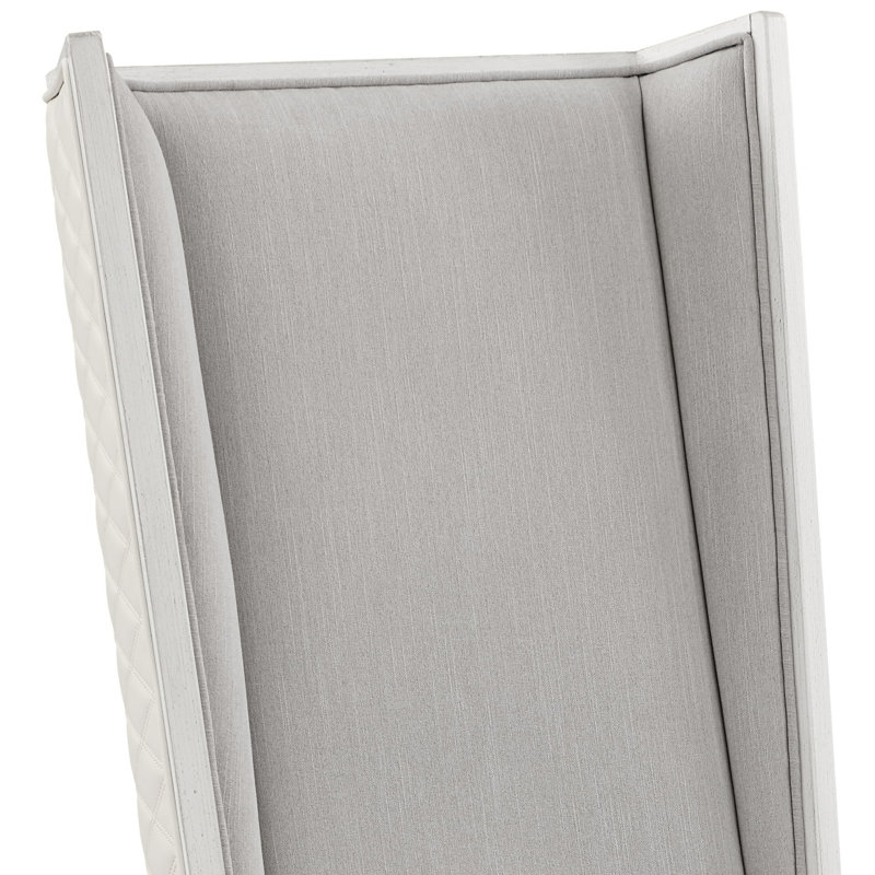 Chaise d'appoint rembourrée (ensemble de 2)