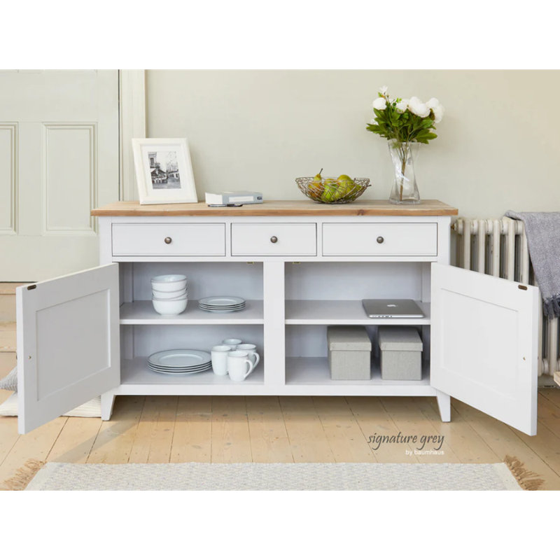 Anaisia 140cm Solid Wood Sideboard