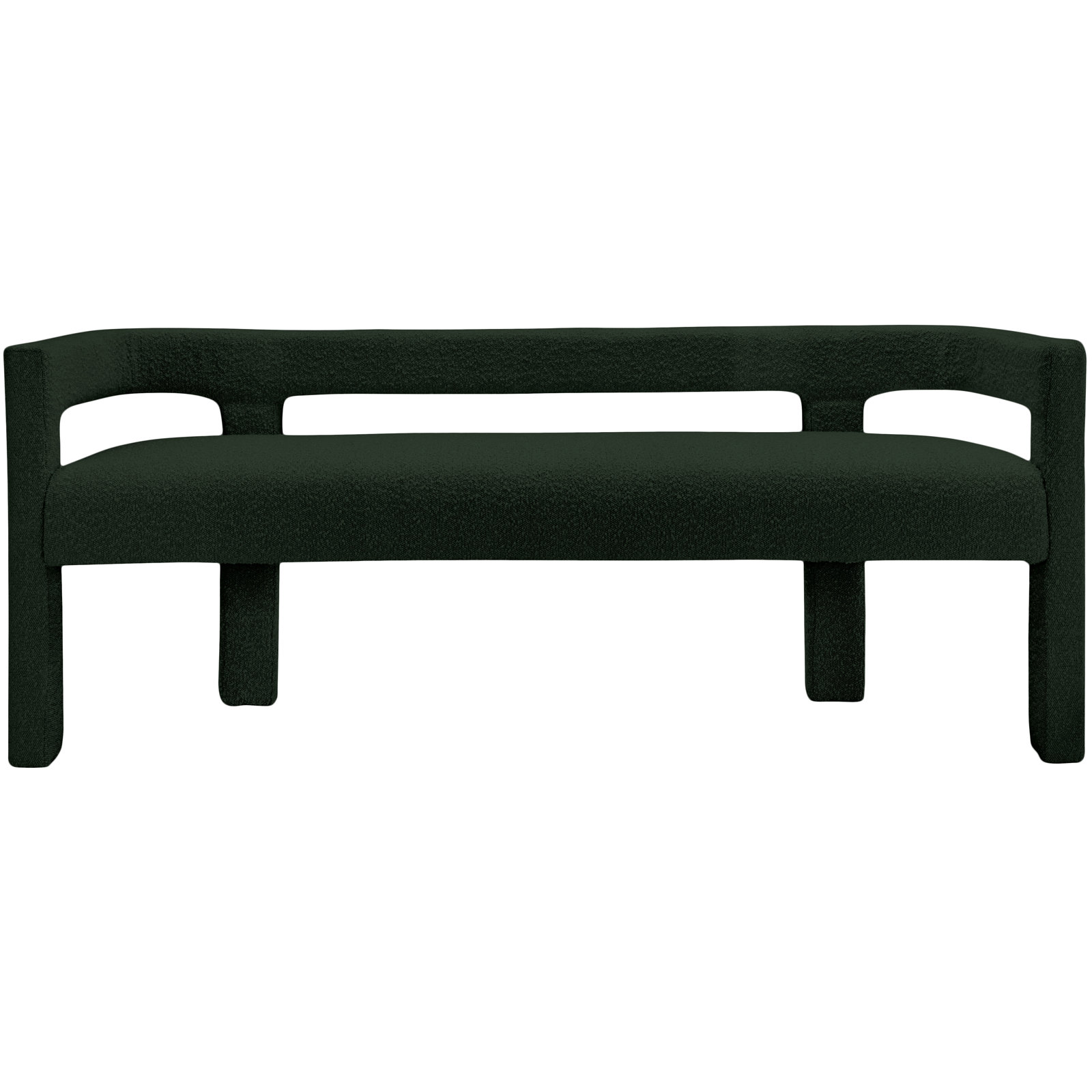 Cedernier 67" Bedroom Bench, Green