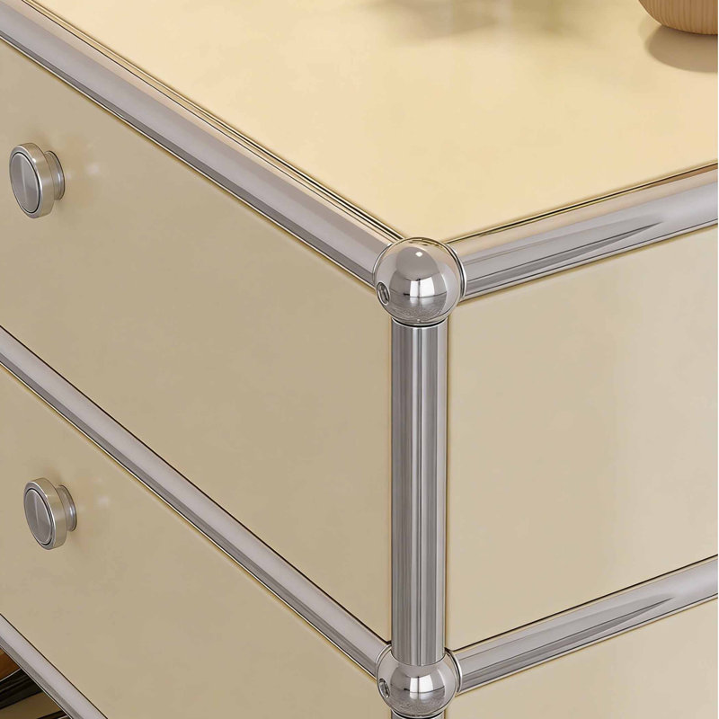 Armoire à chaussures de luxe de style américain, Jaune