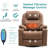 Zyriana Upholstered Heated Massage Chair-2039988582