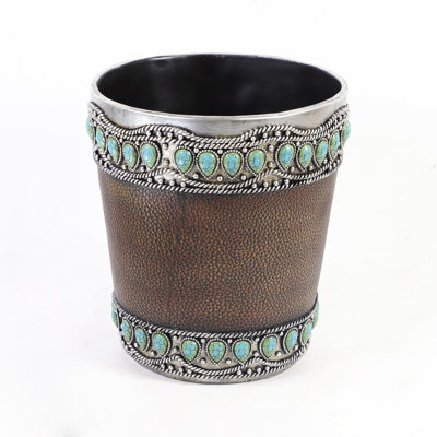 Poubelle en simili cuir Southwest