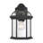 Affric Glass Outdoor Wall lantern in Textured Black-119695824-22243278