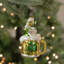 Ornement de Noël en verre 5 po
