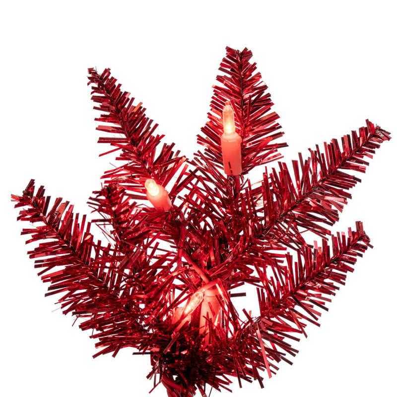 Artificial Christmas Tree with Lights, 7.5'