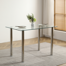 Brycen 43.3" Length Glass Dining Table
