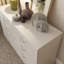 Brendle 8 Drawer Chest: 104cm Wide - High Gloss Front with Chrome Handles, Scratch Resistant-483622008