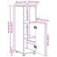 30cm Bathroom Vanity Base Only-717115435