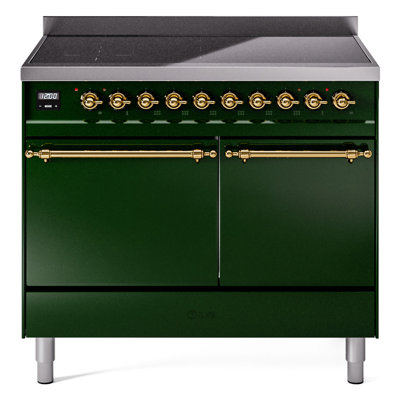 Cuisinière à induction 40 pouces avec 6 éléments à induction ILVE Nostalgie II Series (porte pleine)
