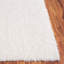 Tapis ivoire en polyester tissé à la machine de couleur unie Klaudija-1231643434
