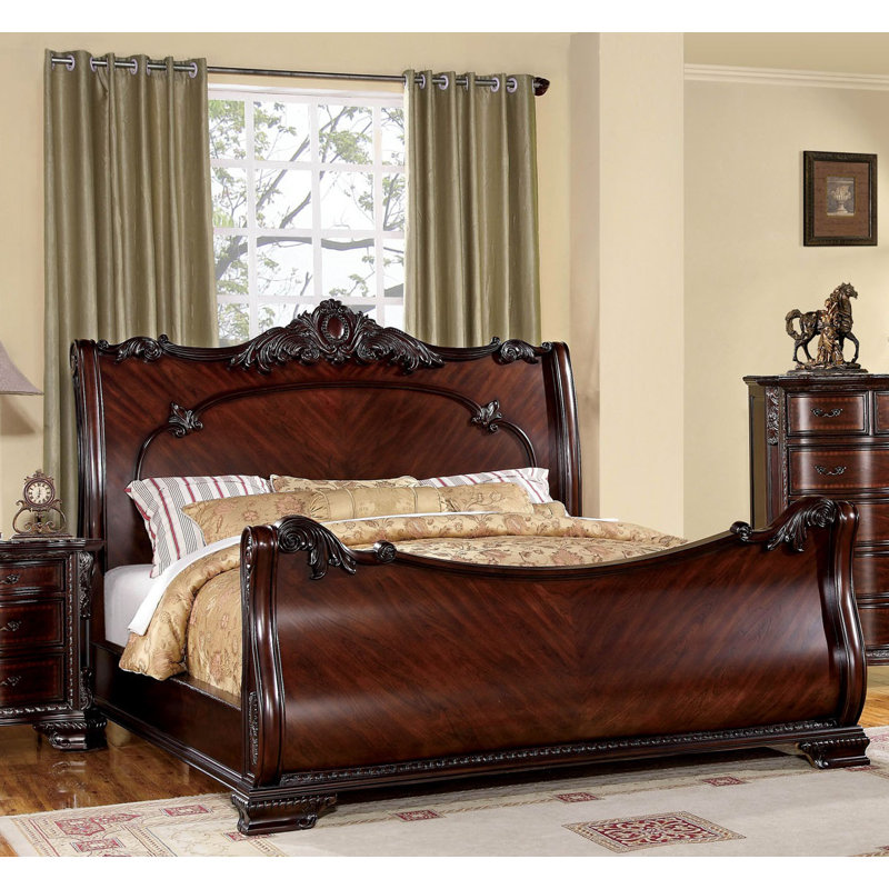 Cano Solid Wood Piece Bedroom Set