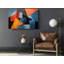 Reproduction de peinture de formes abstraites colorées, art mural moderne pour la maison et le bureau, reproduction de peinture-1414948714