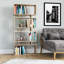 Priestley 161cm H x 72cm W Geometric Bookcase-2136700699