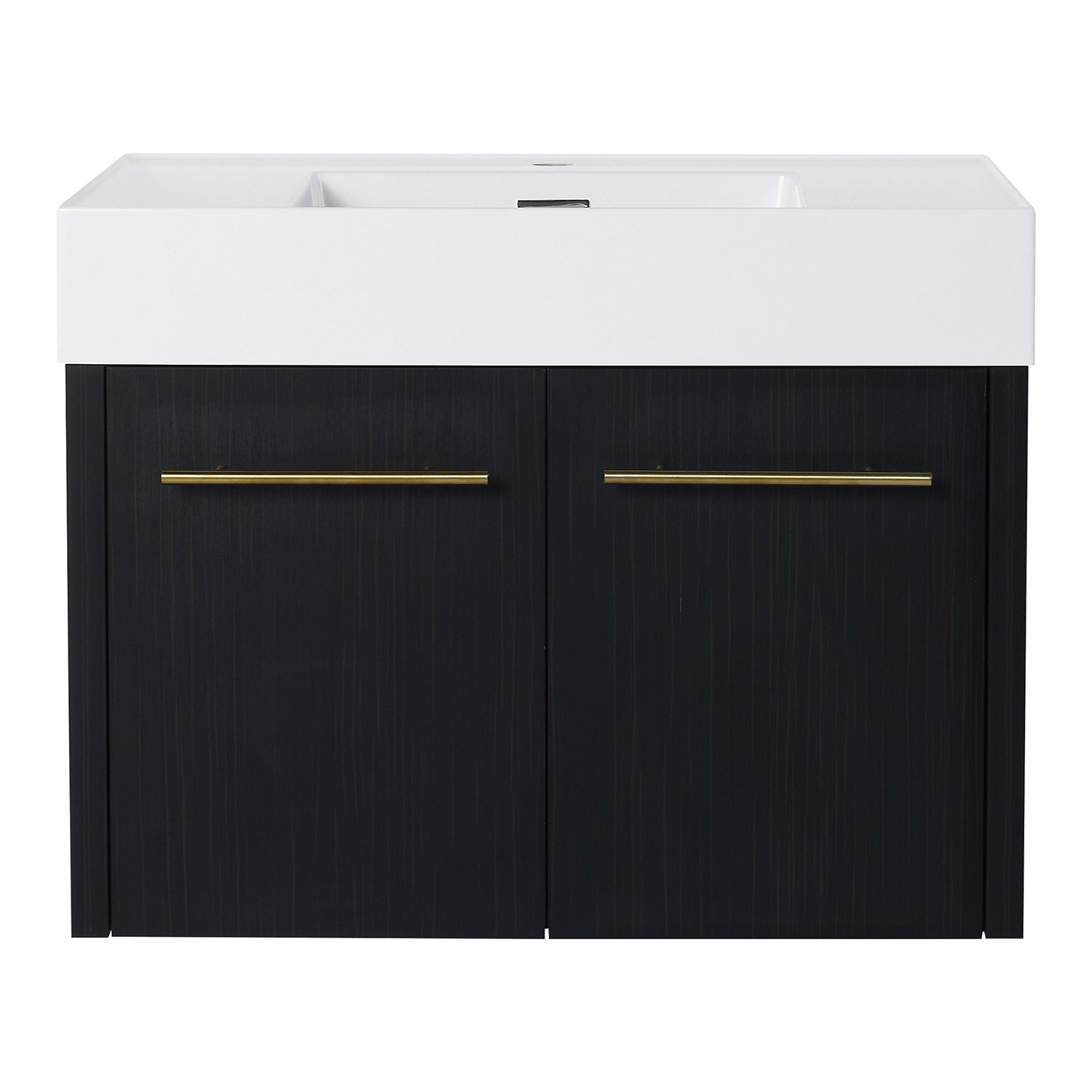 Mercer41 Modern Wall-Mounted Bathroom Vanity, Bathroom Vanity With ...