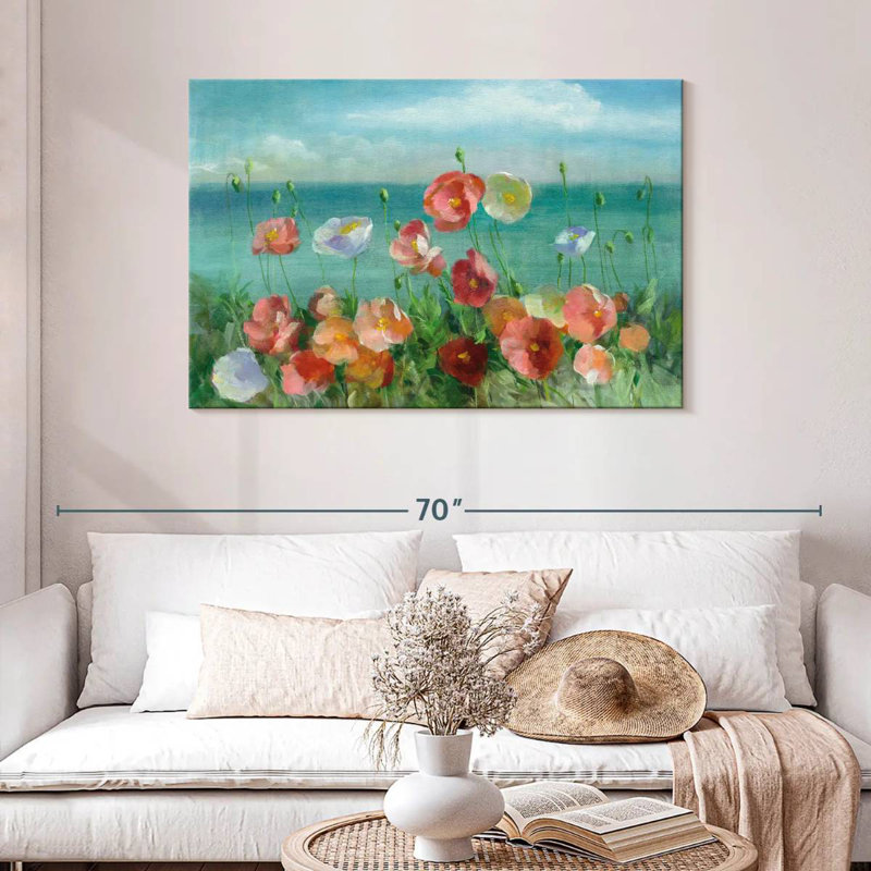 Coquelicots Harnek, H 30 po x l 45 po