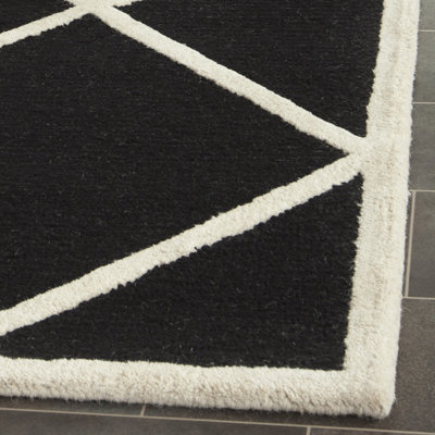 Sanyla Hand Tufted Wool Geometric Rug