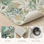 Tapis de cuisine lavables antidérapants à motif floral (ensemble de 3)