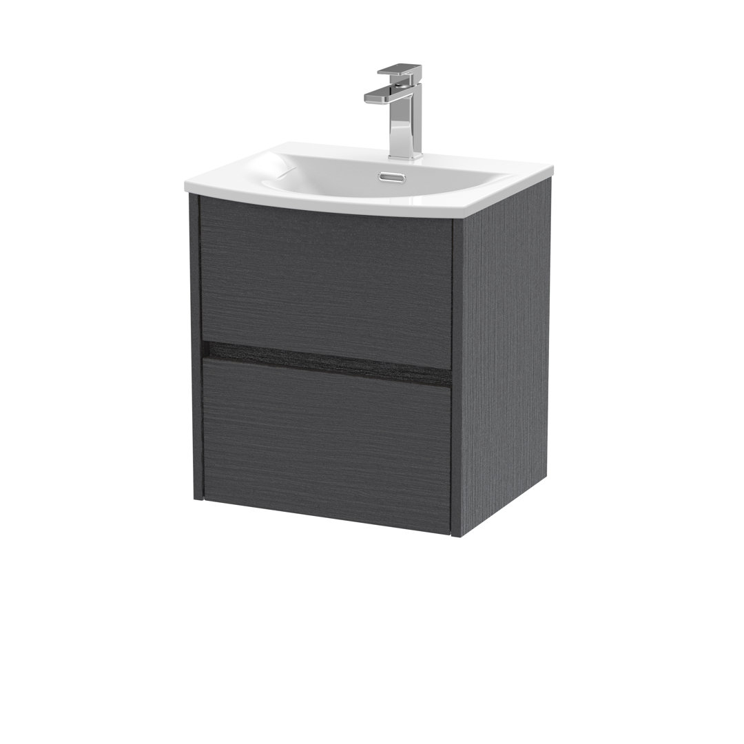 Havana 500mm Single Bathroom Vanity with Drop In Vitreous China Basin
