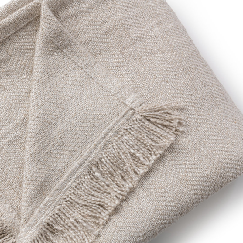 Avani Linen Blend Blanket, 108" L x 96" W