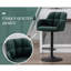 Aavin Swivel Upholstered Adjustable Height Bar Stool-1151487997