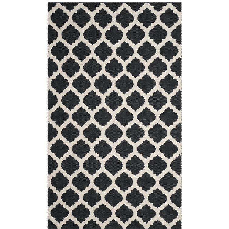 Romona Hand Woven Cotton Geometric Rug
