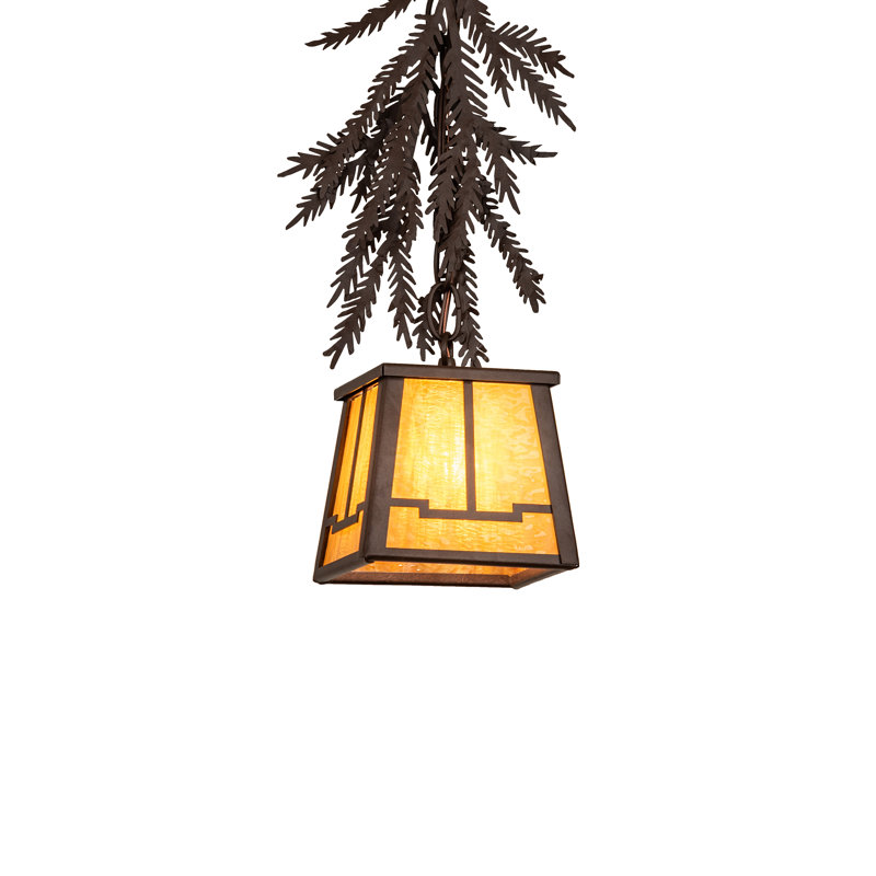 Luminaire suspendu rectangulaire à 1 lumière Graice