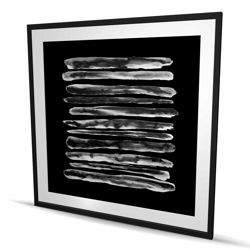 Éclosion - reproduction matte encadrée minimaliste pour décor de salle de bain