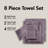 Ensemble de serviettes 100% coton absorbant 800GSM-54645472