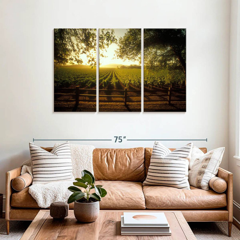 Alvord Oakville Vineyard, H 36 po x l 57 po