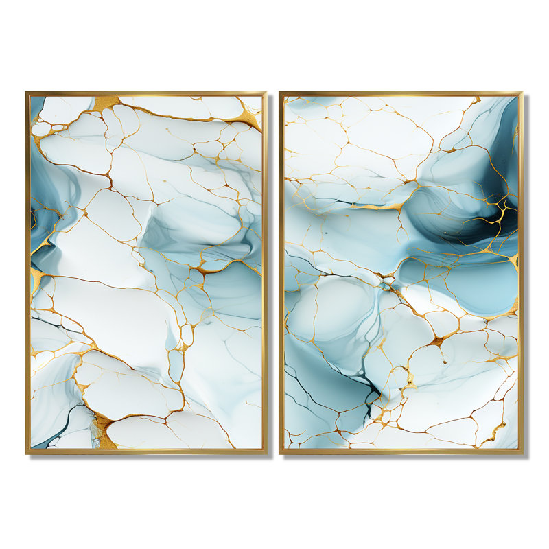Oriental Elegance, 36" H x 48" W, Impression encadrée flottante, Gold