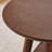 Mid-Century Solid Rubber Wood End Table With 2-Tier Storage Shelf