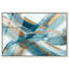«Gold Accents I», impression sur toile encadrée bleue et dorée par Art Remedy, cadre en noyer, 30 x 20-819098873-819098874