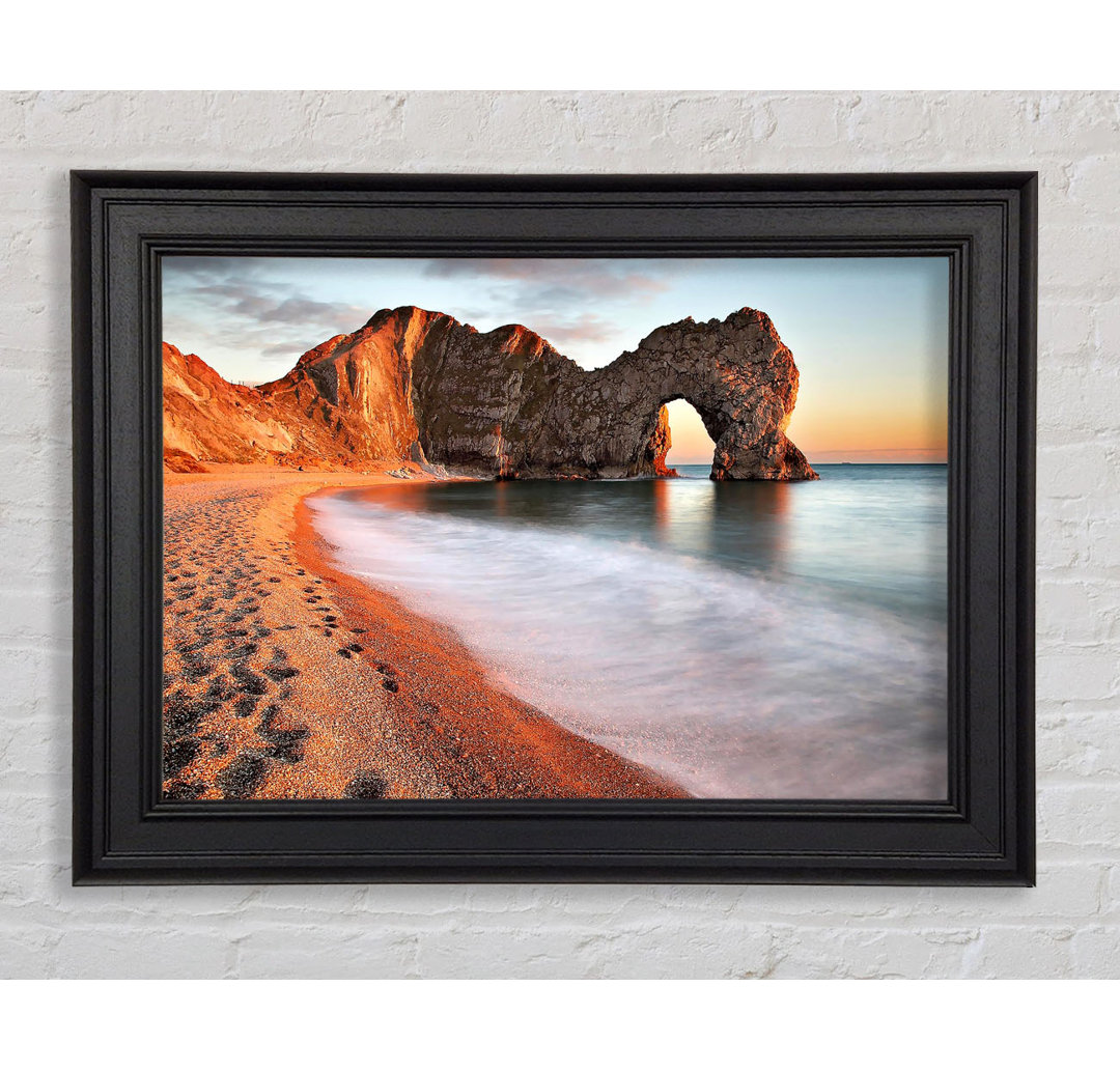 Gerahmtes Leinwandbild Durdle Door England