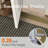 Modern Geometric Striped Washable Area Rug With Non-Slip Backing-156480351