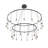 Suspenders 30 - Light Satin Black LED Cluster Pendant