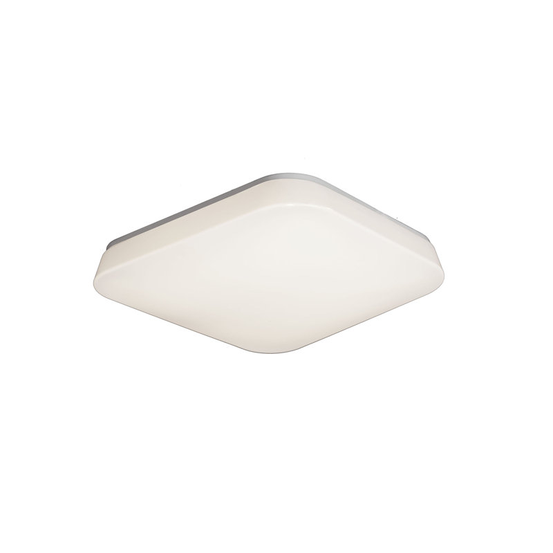 Cornelius Acrylic LED Flush Mount, 10cm H x 25cm W x 25cm D