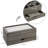 8 Slot Wood Tea Box w/ Drawer