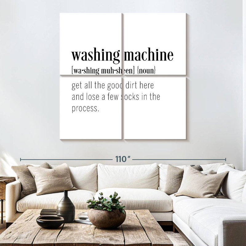 Tergel Washing Machine Definition, 74" H x 74" W