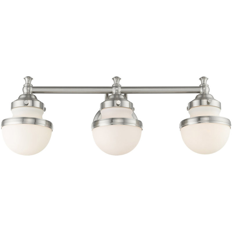 Midtown 3 - Light Vanity Light, Brushed Nickel