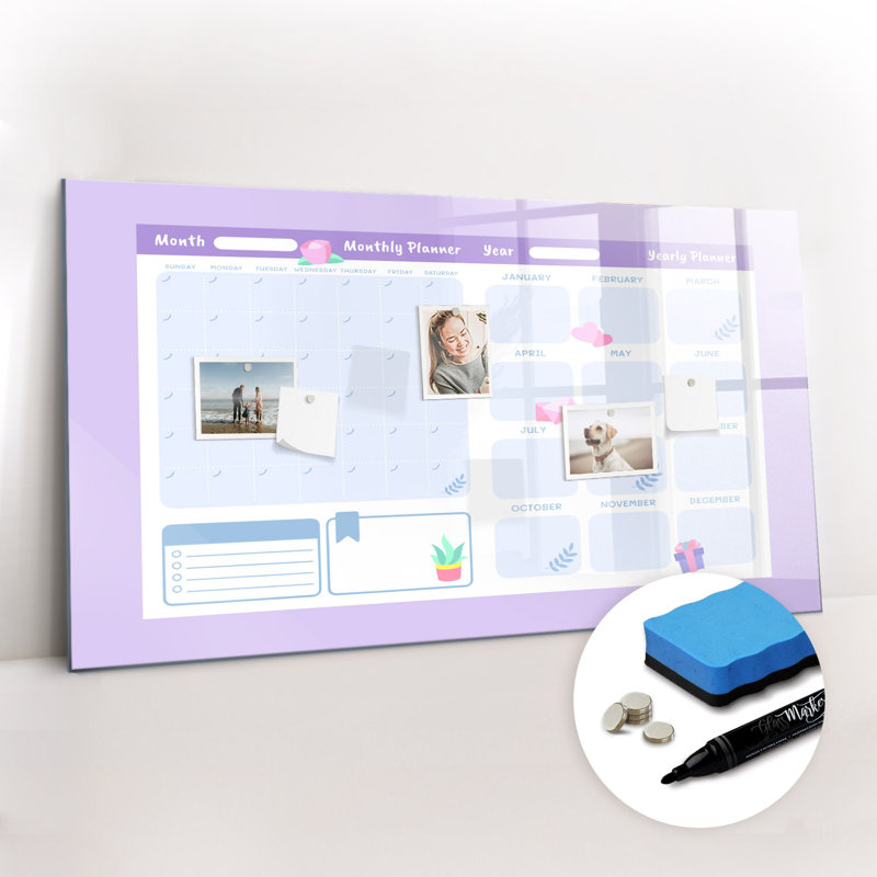 Magnetic Glass Dry Erase Board