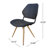 Davidmichael Outdoor Dining Side Chair with Cushions