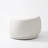 Round Velvet 28" Ottoman Ivory-1938924247