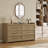 56.4"W Modern 6-Drawer Dresser-221922201